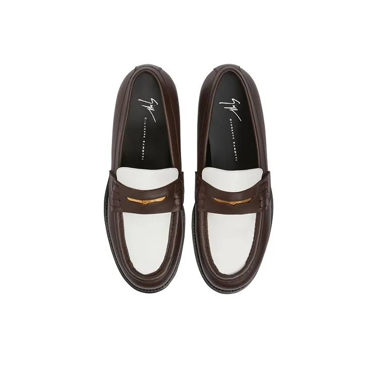 Giuseppe Zanotti Euro Leather Penny Loafers-4