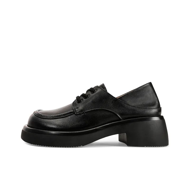 OCCAMAN Platform Shoes Women's Black-0