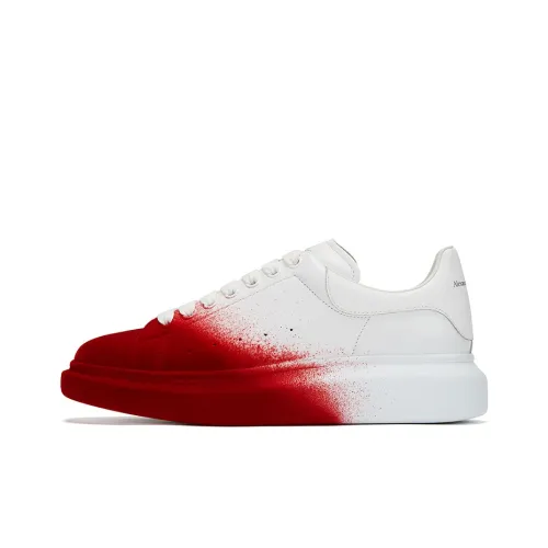 Alexander McQueen Athletic Shoes Men's White Red