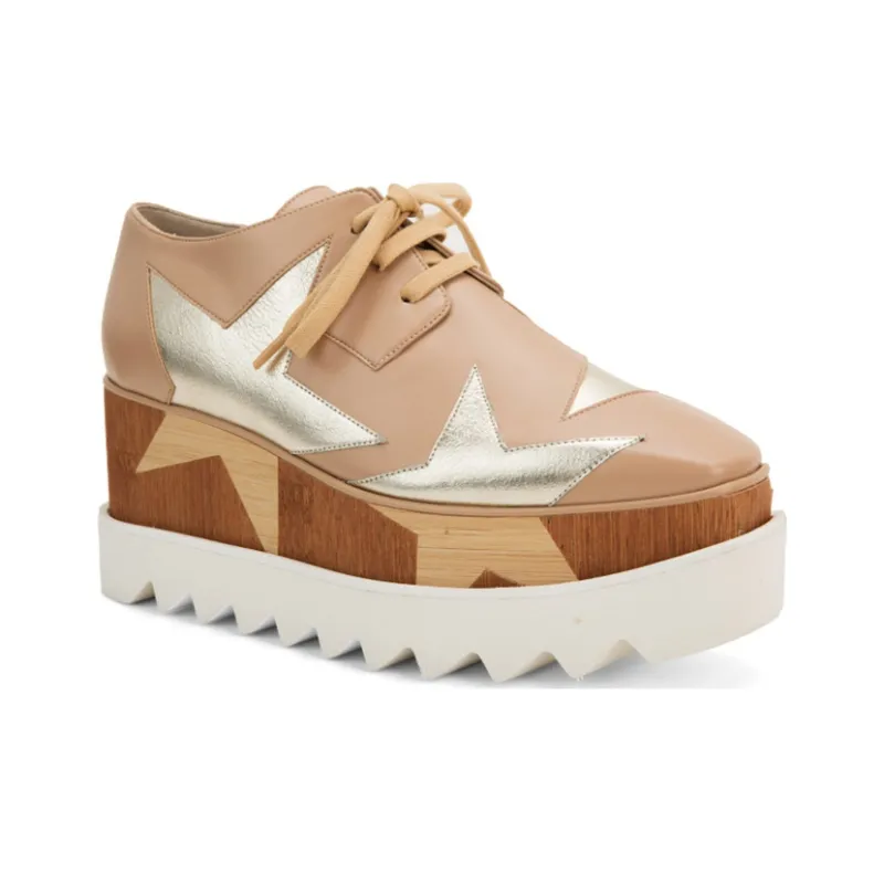 Stella McCartney Elyse Platform Lace-Up Shoes Women's-3