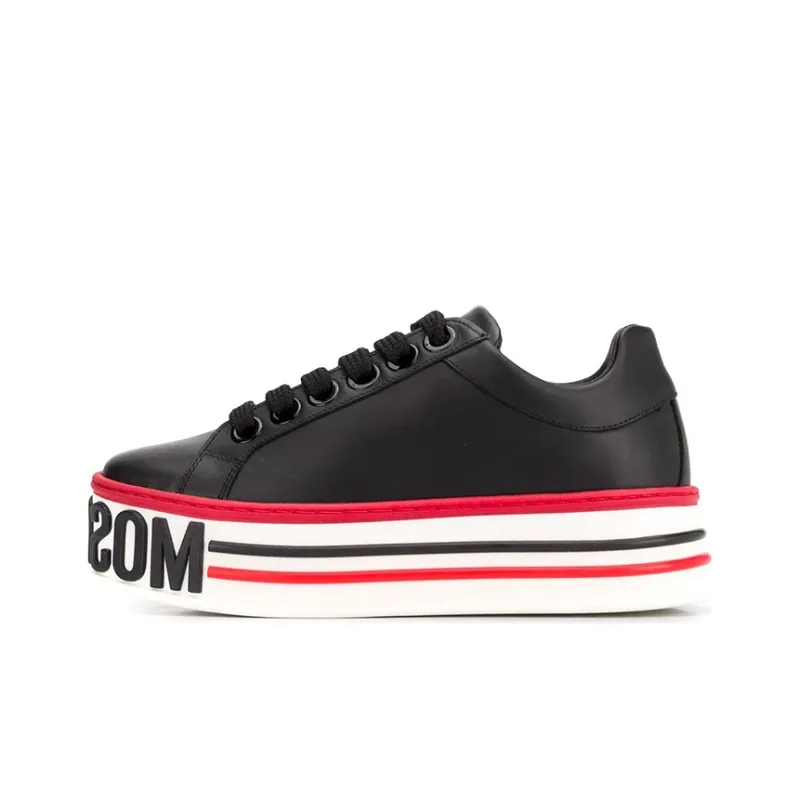 MOSCHINO Low-Top Platform Shoes Women's Black-0