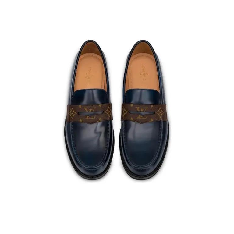 LOUIS VUITTON Sorbonne Monogram Casual Shoes Men's Black-3