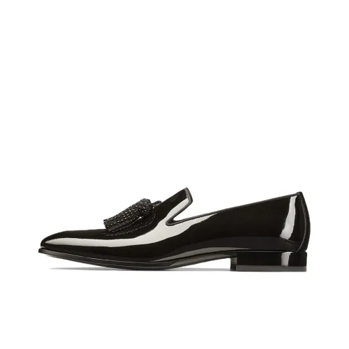 Jimmy Choo Tassel-trim Patent-finish Loafers