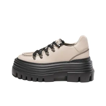 BALLY Low Top Platform Shoes Women's Ghost White