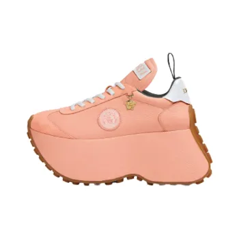 FANSIZHE Triplatform Low Top Platform Shoes Women's Pink