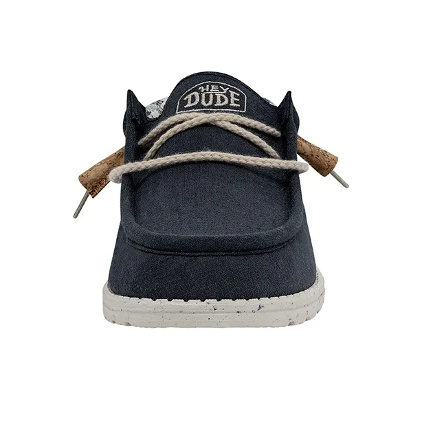 Heydude Men's Casual Shoes Men Low Top Marine Blue-4