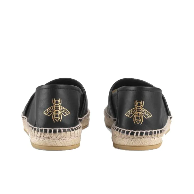 GUCCI Espadrilles 'Double G Black'-3