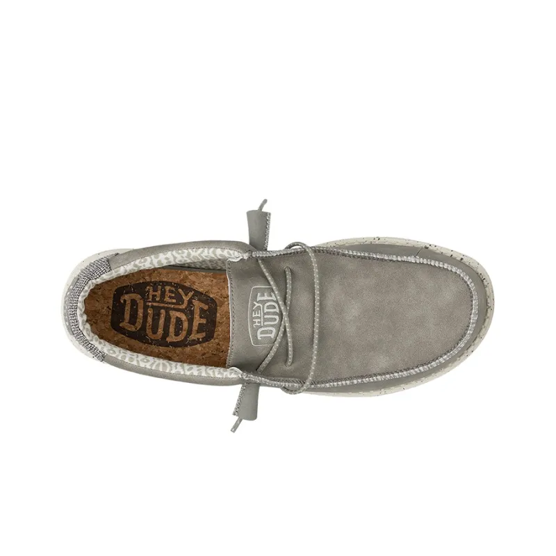 Heydude Men's Casual Shoes Men Low-Top Silver Birch-3