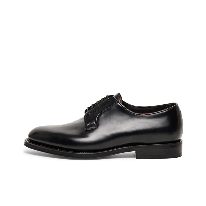 Santoni Round Toe Derby Shoes-0