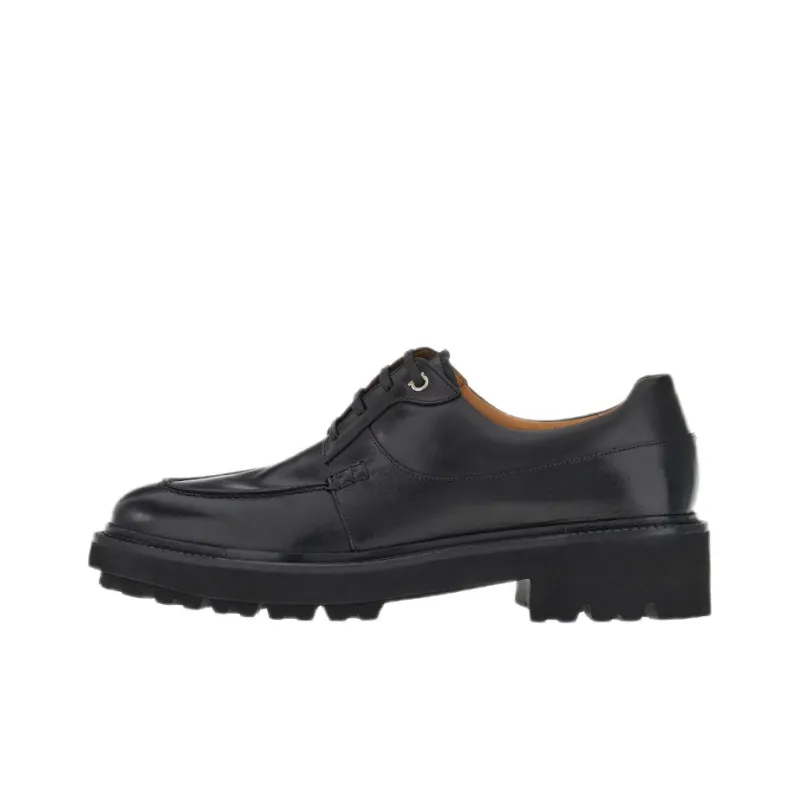 FERRAGAMO GANCINI Men's Casual Shoes Men's Black-0