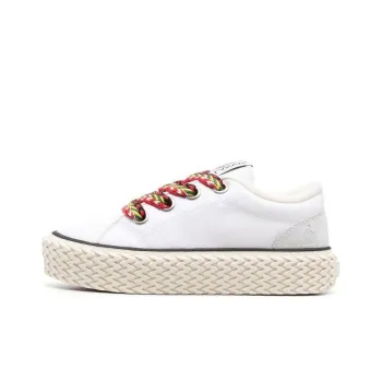 Lanvin Low Top Vulcanized Sneaker White