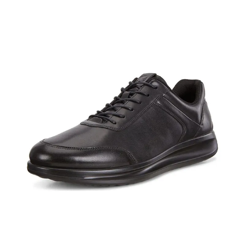 Ecco Elegant Collection Cushioning, Wear Resistant Low Top Casual Shoes Men's Black-1