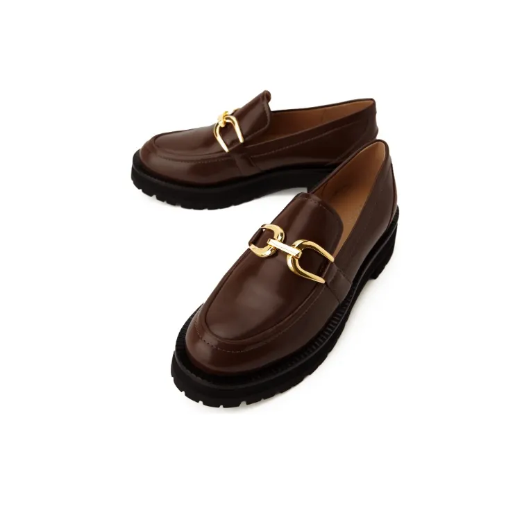 PEDRO Platform Shoes Women's Dark Umber-1