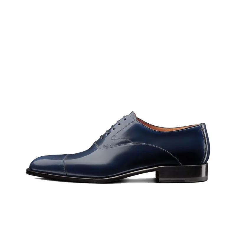 DIOR Dior Timeless Dress Shoes Men's Sea Blue-0
