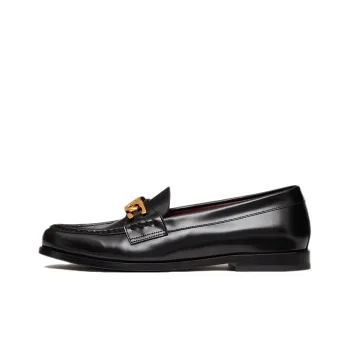 Valentino VLogo Plaque Slip On Loafers