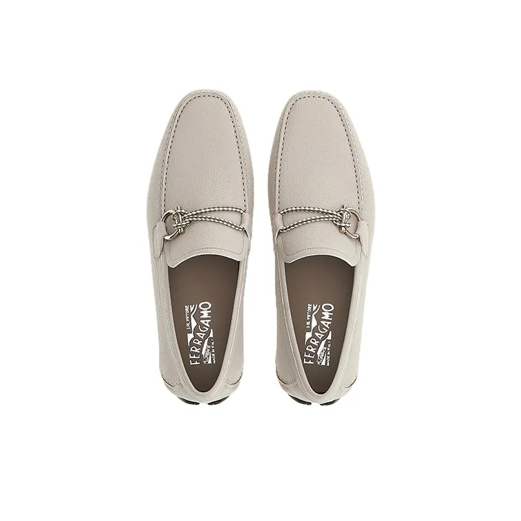 FERRAGAMO GANCINI Men's Casual Shoes Men's White-2