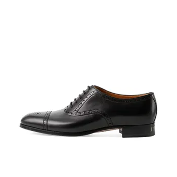 GUCCI Casual Leather Shoes Men's Black