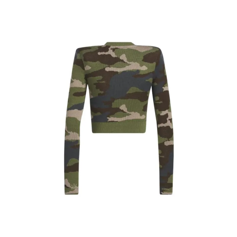 Adidas Ivy Park Ribbed Long Sleeve Top Aop Camo-1