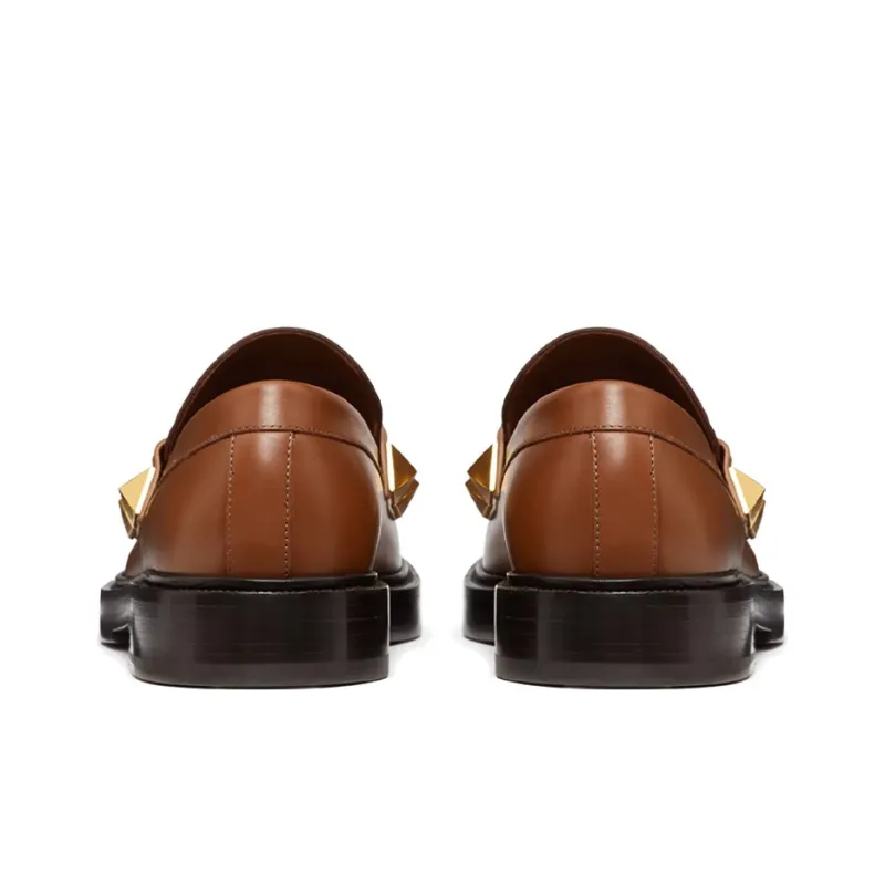 Valentino Loafers Men Low Top Brown-4