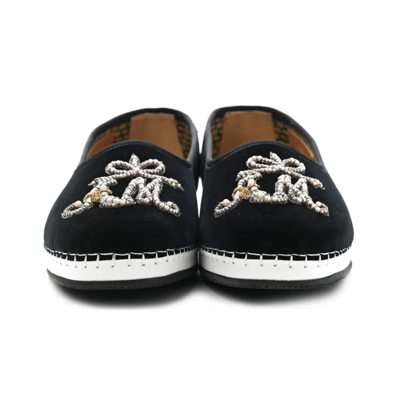 GUCCI Velluto Marmara Loafers Men's Black-3