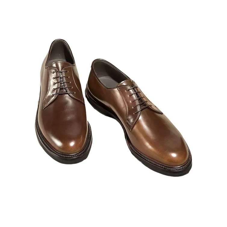 Brunello Cucinelli Cordovan Derby Shoes-1