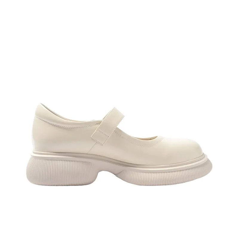 STEVE MADDEN Platform Shoes Women's Ecru-1