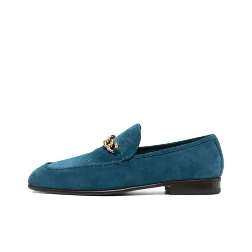 Jimmy Choo Marti Reverse Loafers Men's Blue