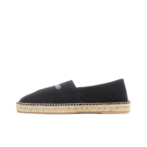 OFF-WHITE Logo Canvas Espadrilles Black