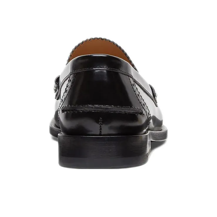 FENDI O'Lock Logo-Plaque Loafers-4
