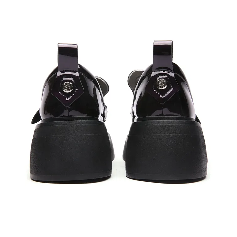 PACO GIL Platform Shoes Women's Purple-3