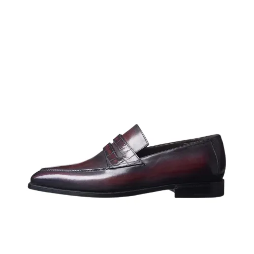 BERLUTI Andy Demesure Casual Shoes Men's Red