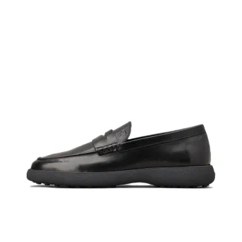 TOD'S Round-toe Leather Loafers