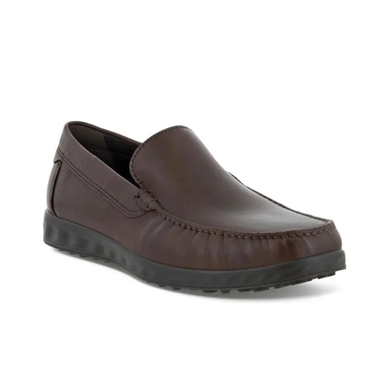 Ecco Moke Collection Platform Shoes Men's Cocoa Brown-1