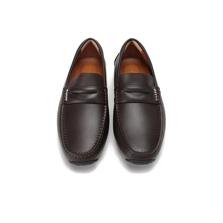 BALLY SS22 Driving Shoes Men Ebony-3