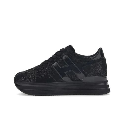 HOGAN H222 Casual Shoes Women's Low-Top Black