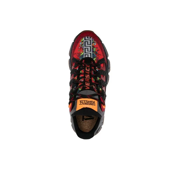 VERSACE Trigreca 'Red'-4
