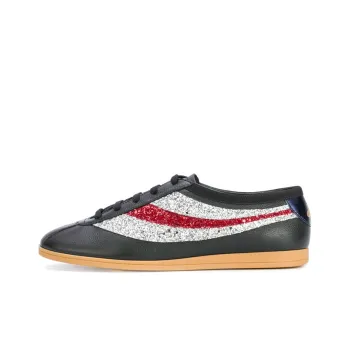GUCCI Falacer Casual Shoes Men's Black White Red