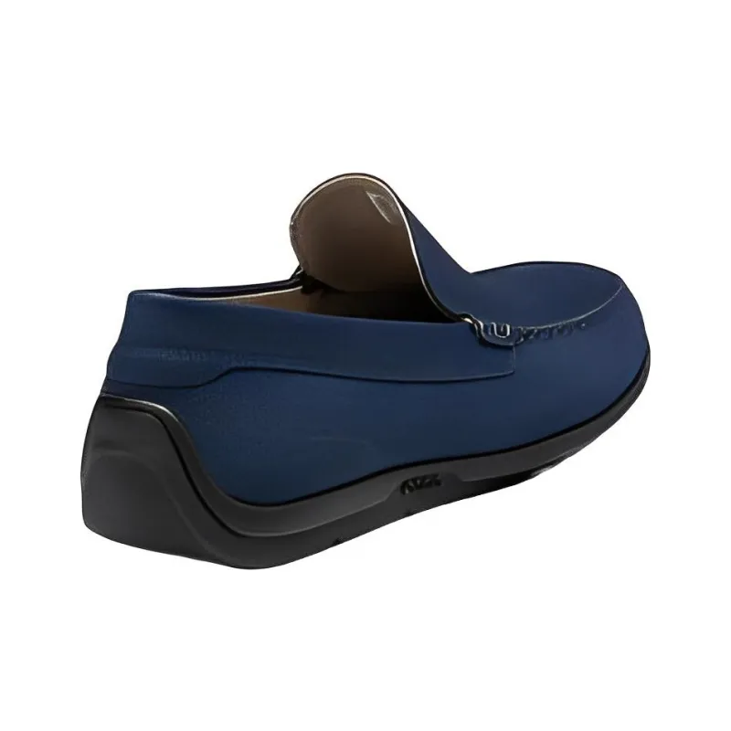 Ecco Moke 2.0 Casual Leather Shoes Men's Midnight Blue-2