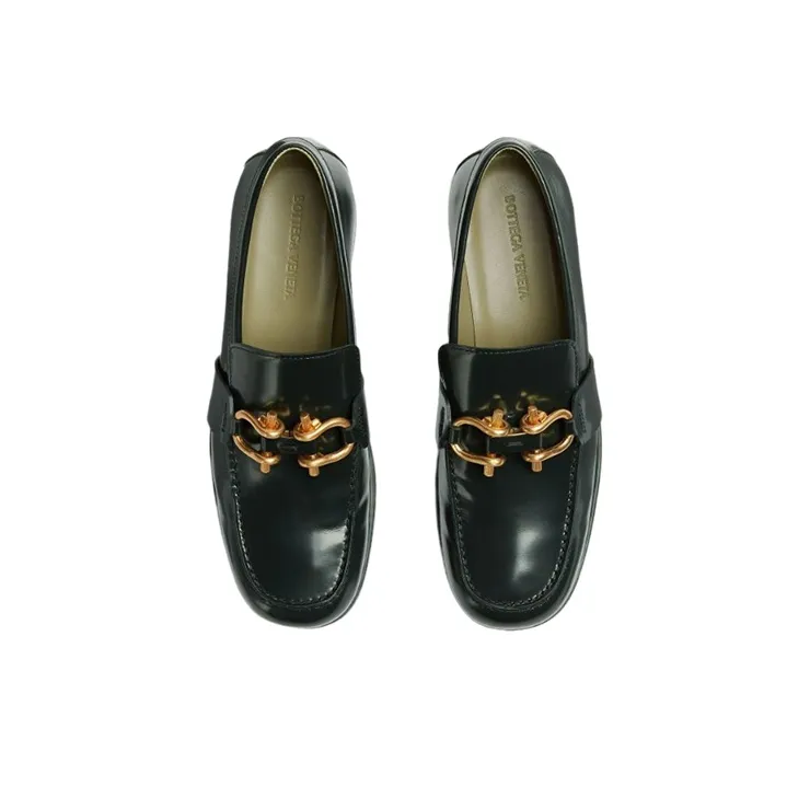Bottega Veneta Square Toe Loafers Women's-3