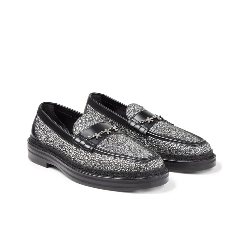 Eric Haze x Jimmy Choo Haze Ezra Men's Casual Shoes Men's Black-1