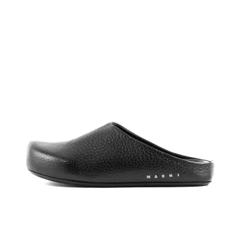 MARNI Logo Printed Slip On Clogs