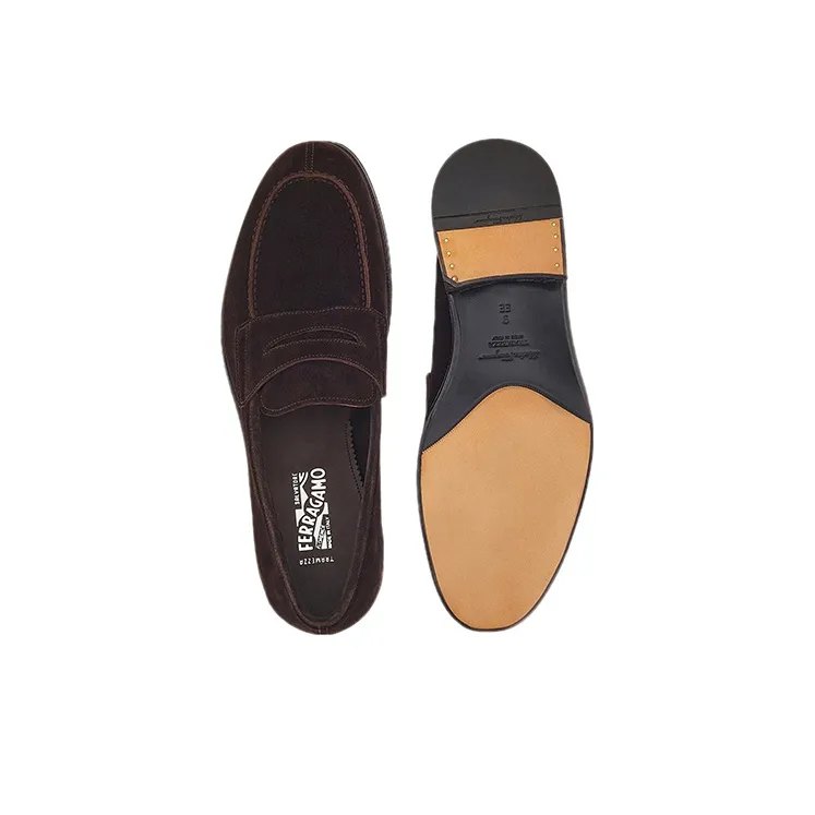 FERRAGAMO Penny Almond Toe Loafers-5