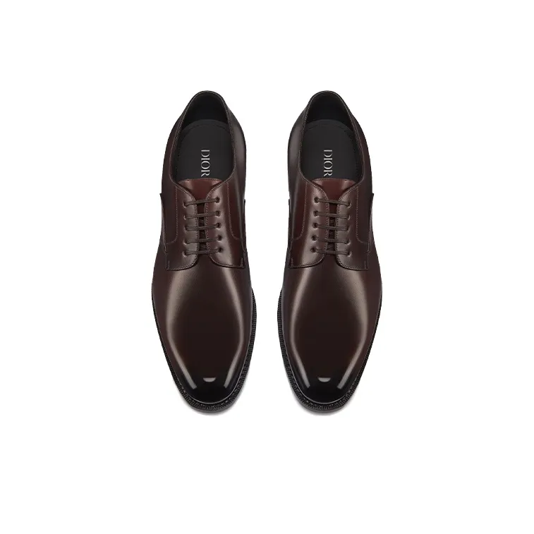 DIOR Dress Shoes Men Low-Top Brown-4