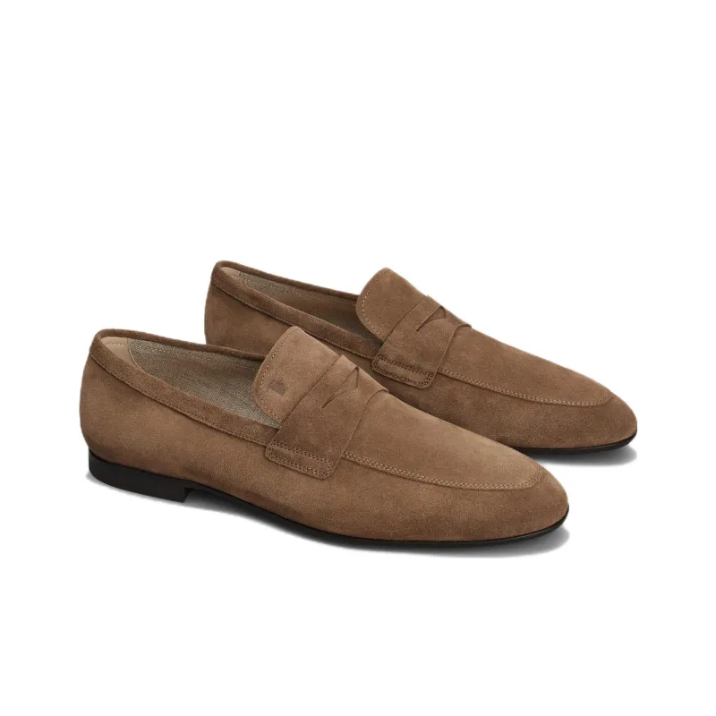 TOD'S Almond Toe Slip On Loafers-2