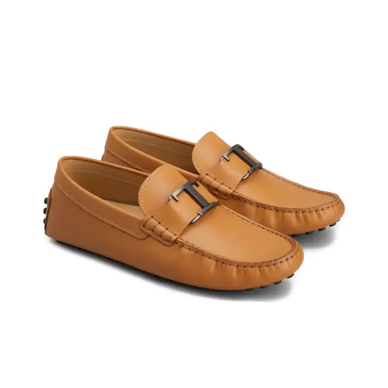 TOD'S Gommino Loafers Men Low Top Brown-2