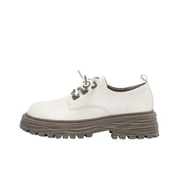 DAPHNE Platform Shoes Women's White