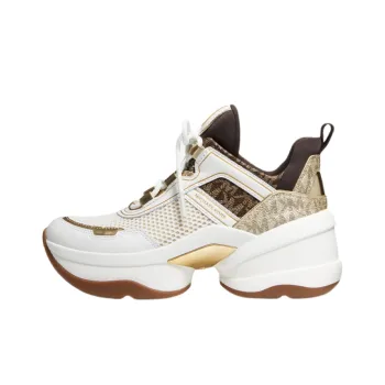 MICHAEL KORS KORS Olympia Mid-Top Platform Shoes Women's White