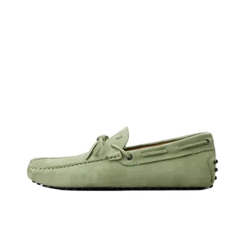 TOD'S Laccetto Gommino Suede Loafers