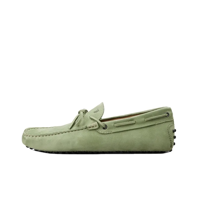 TOD'S Laccetto Gommino Suede Loafers-0