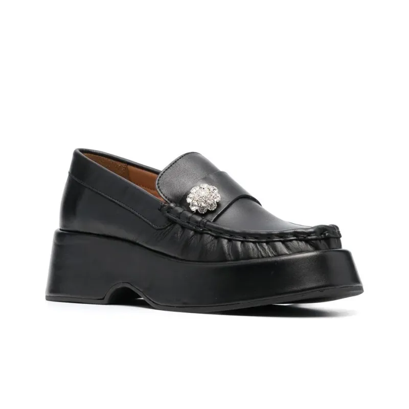 GANNI Platform Shoes Women's Black-2